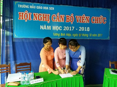 Hội nghị CB CC VC năm học 2017 - 2018
