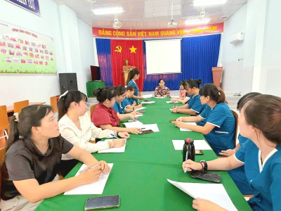 SINH HOẠT CHI BỘ MẦM NON HOA SEN THÁNG 12.2025