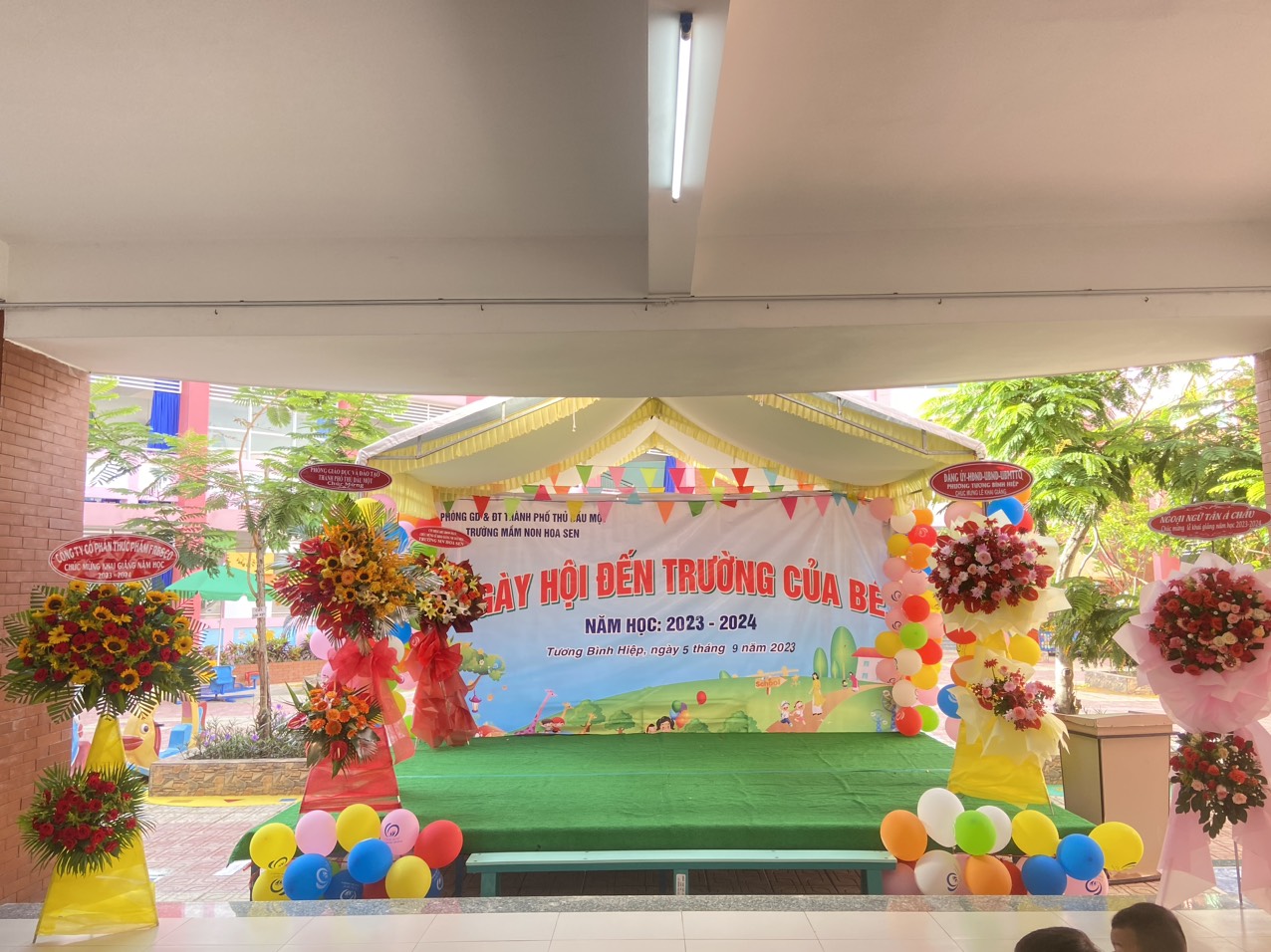 Trường MN Hoa Sen khai giảng năm học  2023-2024