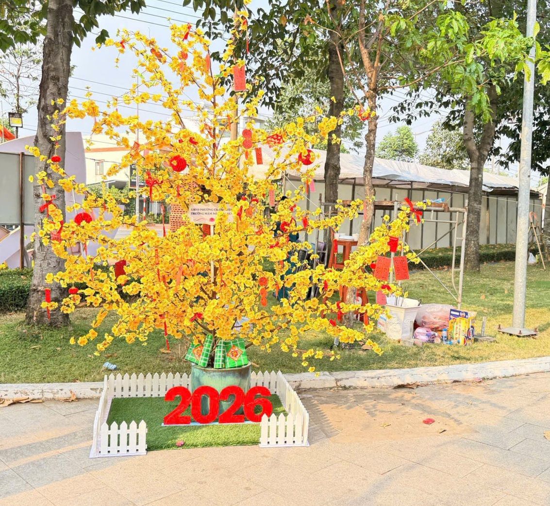 ​TRƯỜNG MẦM NON HOA SEN THAM GIA HỘI THI TRANG TRÍ CÂY MAI NGÀY TẾT 2026 ​